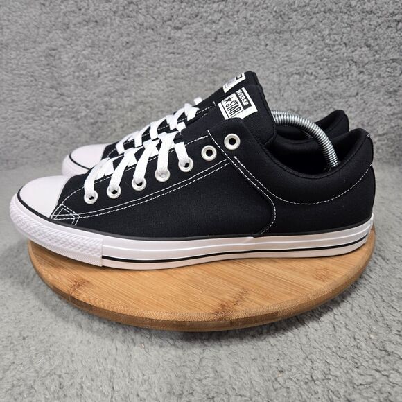 Converse Chuck Taylor All Star Low Sneakers Black / White Men Size 11.5 A01418F - Picture 3 of 7
